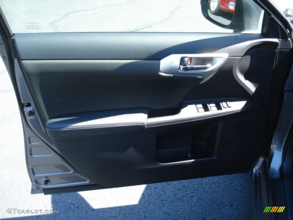 2012 CT 200h Hybrid Premium - Nebula Gray Pearl / Black photo #12