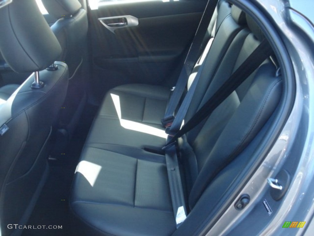 2012 CT 200h Hybrid Premium - Nebula Gray Pearl / Black photo #13