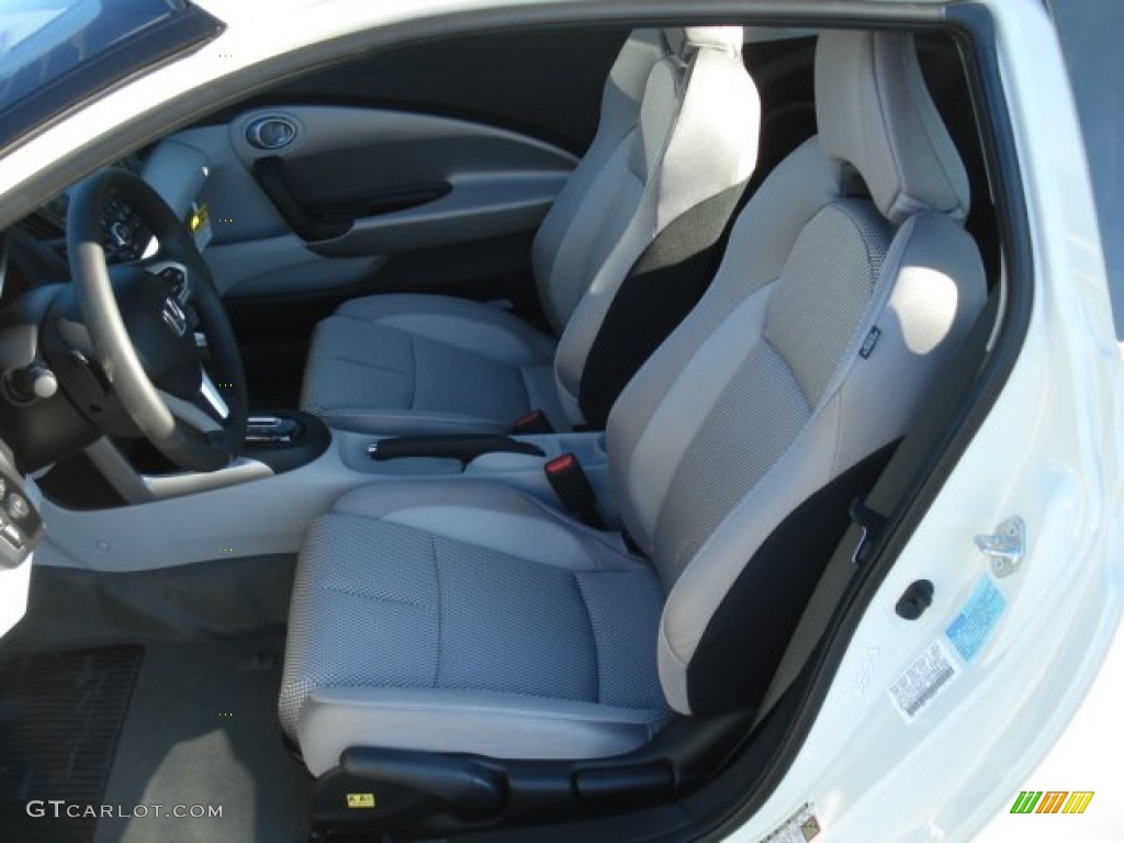 Gray Interior 2012 Honda CR-Z Sport Hybrid Photo #69131747