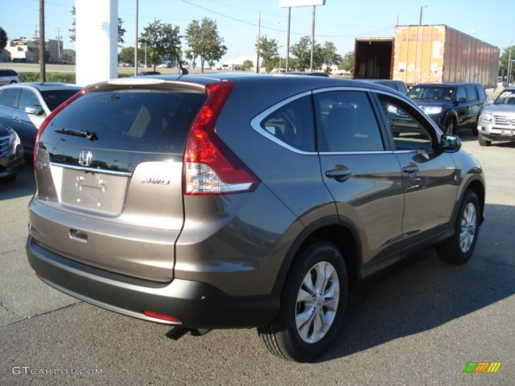 2012 CR-V EX 4WD - Urban Titanium Metallic / Beige photo #5