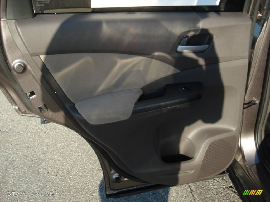 2012 CR-V EX 4WD - Urban Titanium Metallic / Beige photo #14