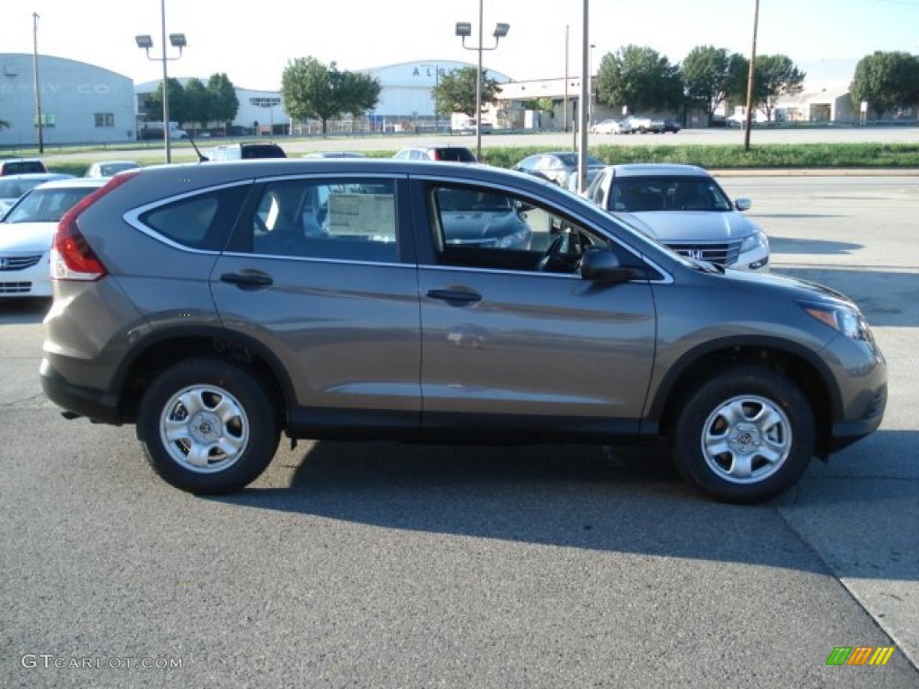 2012 CR-V LX 4WD - Opal Sage Metallic / Black photo #4