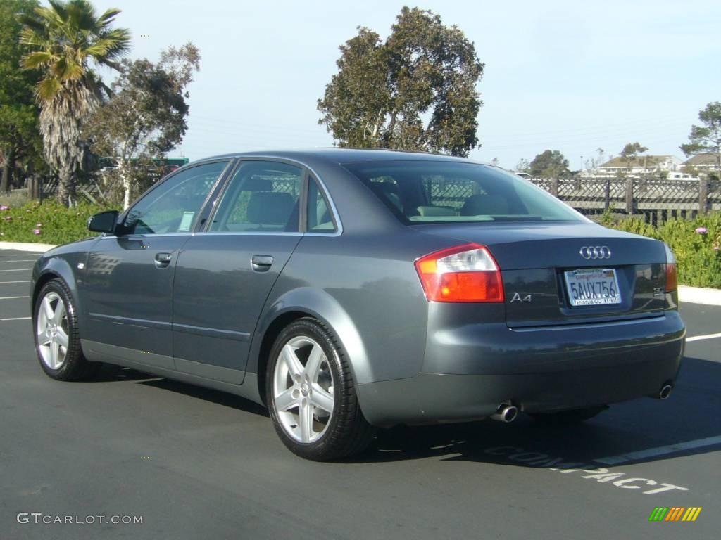 2003 A4 3.0 quattro Sedan - Dolphin Gray Pearl / Beige photo #4