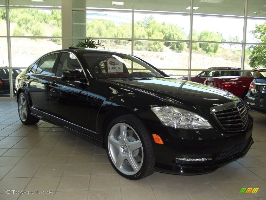 2013 S 550 Sedan - Black / Black photo #1
