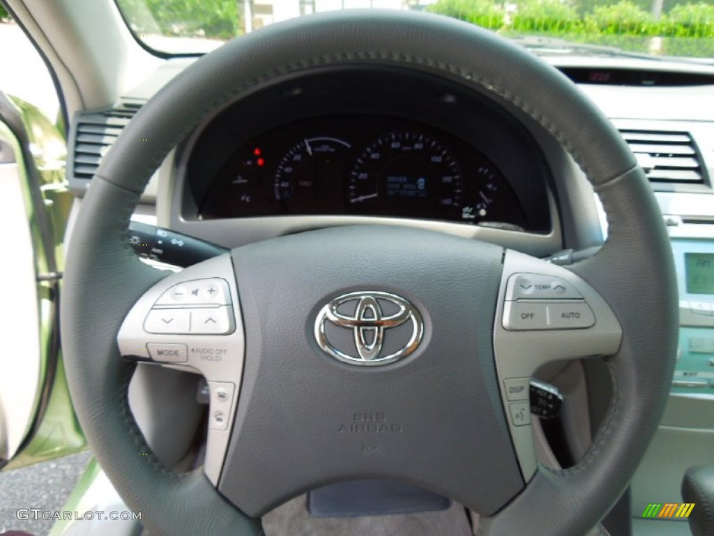 2007 Toyota Camry Hybrid Ash Steering Wheel Photo #69133181