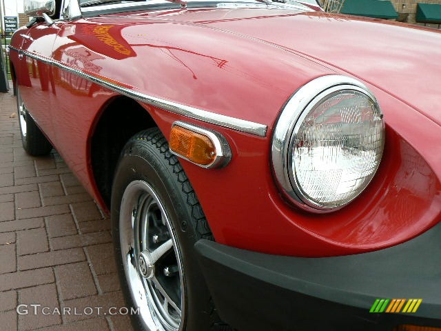 1978 MGB Roadster  - Dark Red / Tan photo #13