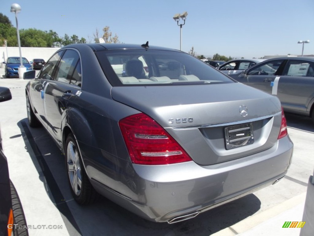 2013 S 550 Sedan - Palladium Silver Metallic / Ash/Grey photo #6