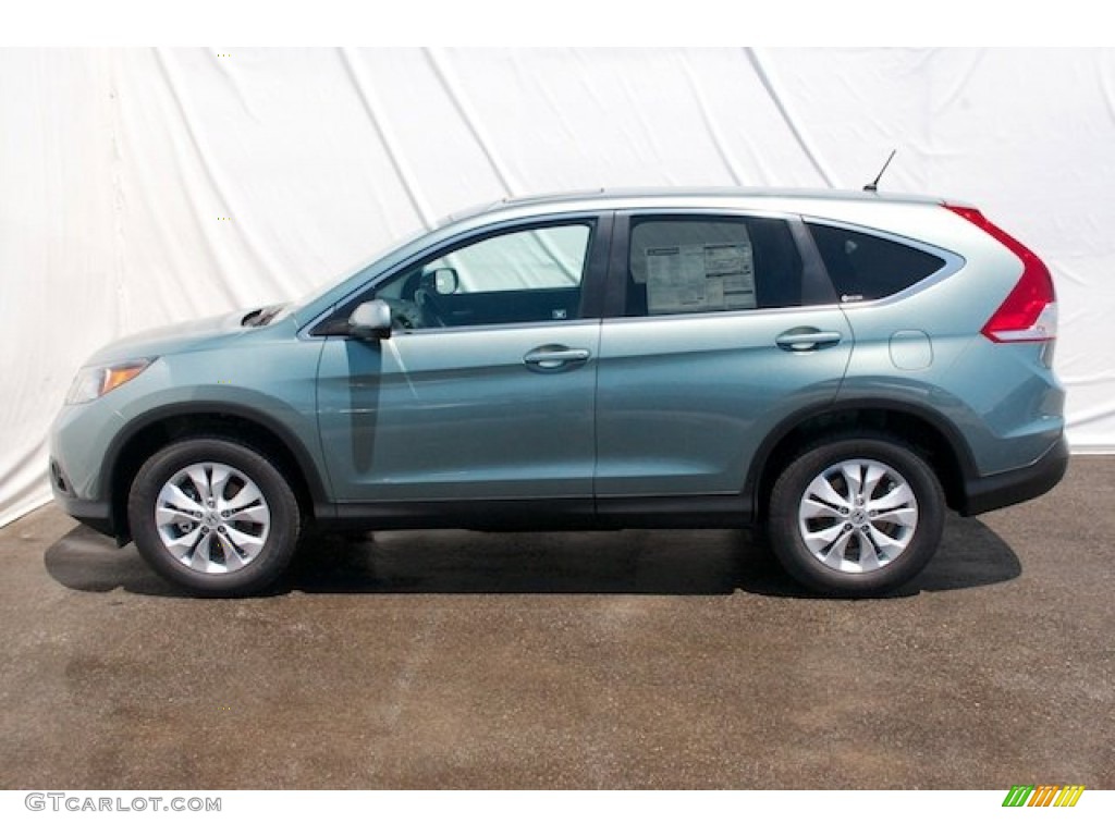 2012 CR-V EX-L - Opal Sage Metallic / Black photo #4