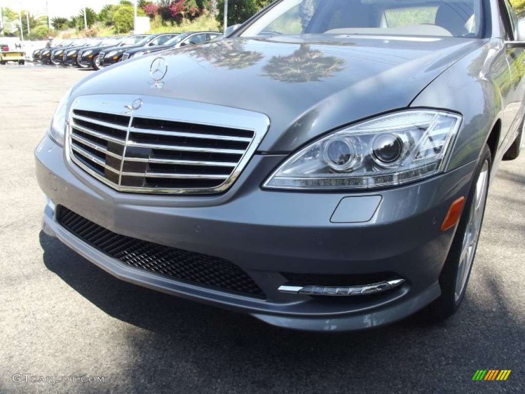 2013 S 550 Sedan - Palladium Silver Metallic / Ash/Grey photo #5