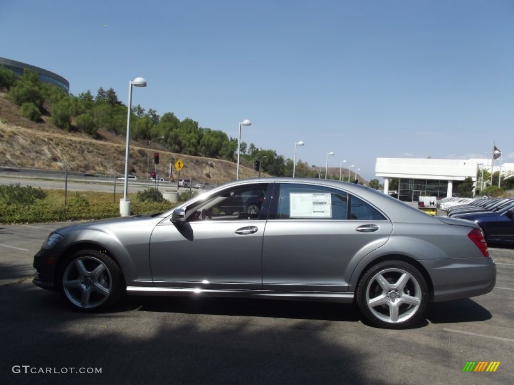 2013 S 550 Sedan - Palladium Silver Metallic / Ash/Grey photo #11