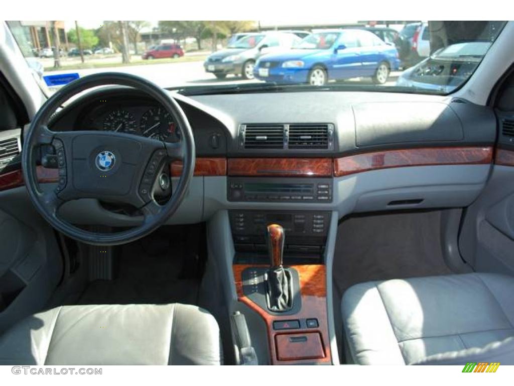 1998 5 Series 528i Sedan - Arctic Silver Metallic / Grey photo #20