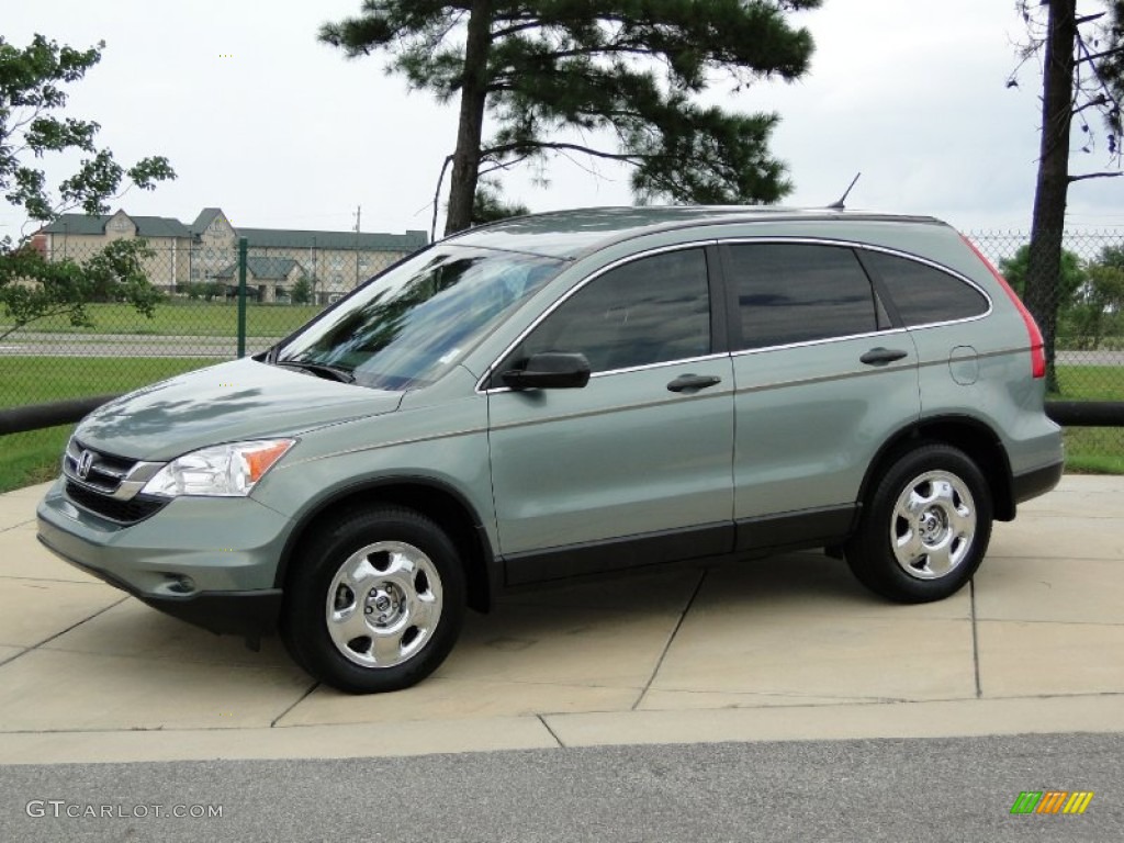 2011 CR-V LX - Opal Sage Metallic / Ivory photo #9