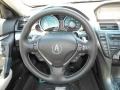 Taupe 2012 Acura TL 3.7 SH-AWD Advance Steering Wheel