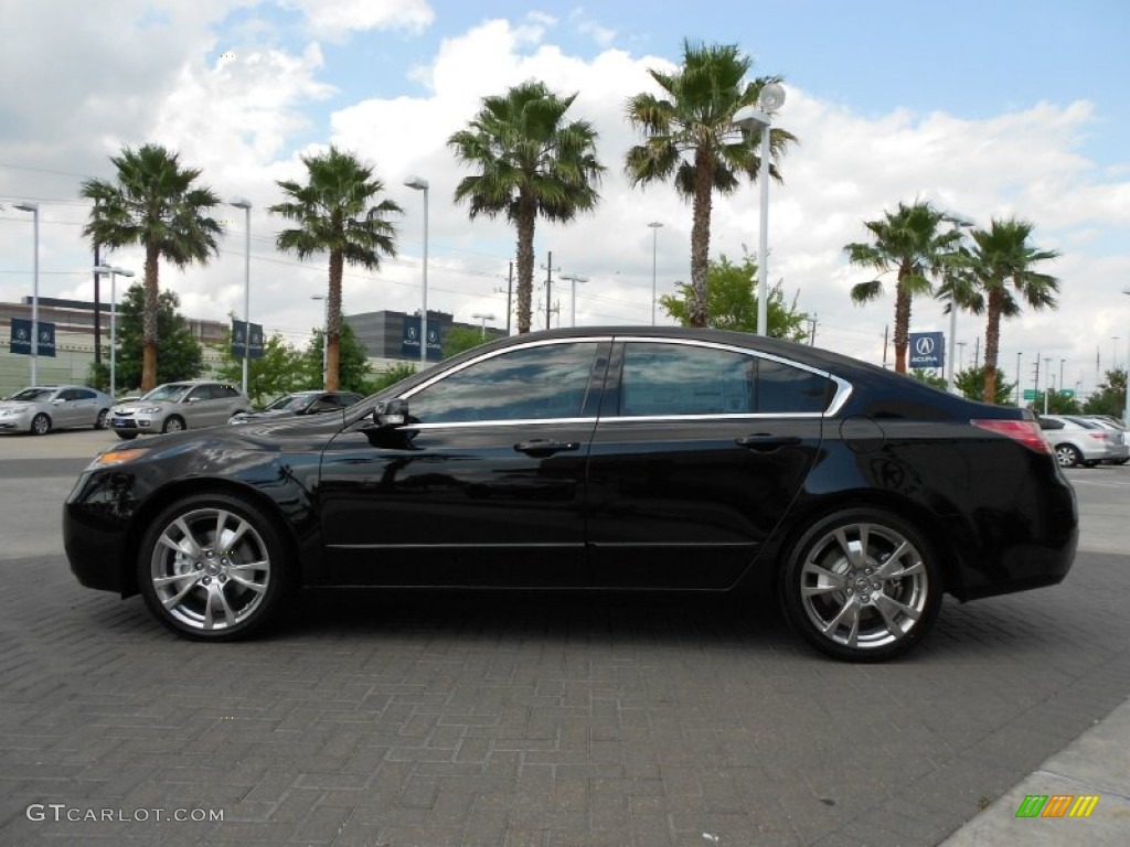 Crystal Black Pearl 2012 Acura TL 3.7 SH-AWD Advance Exterior Photo #69137084