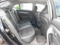 2012 Acura TL Ebony Interior Rear Seat Photo