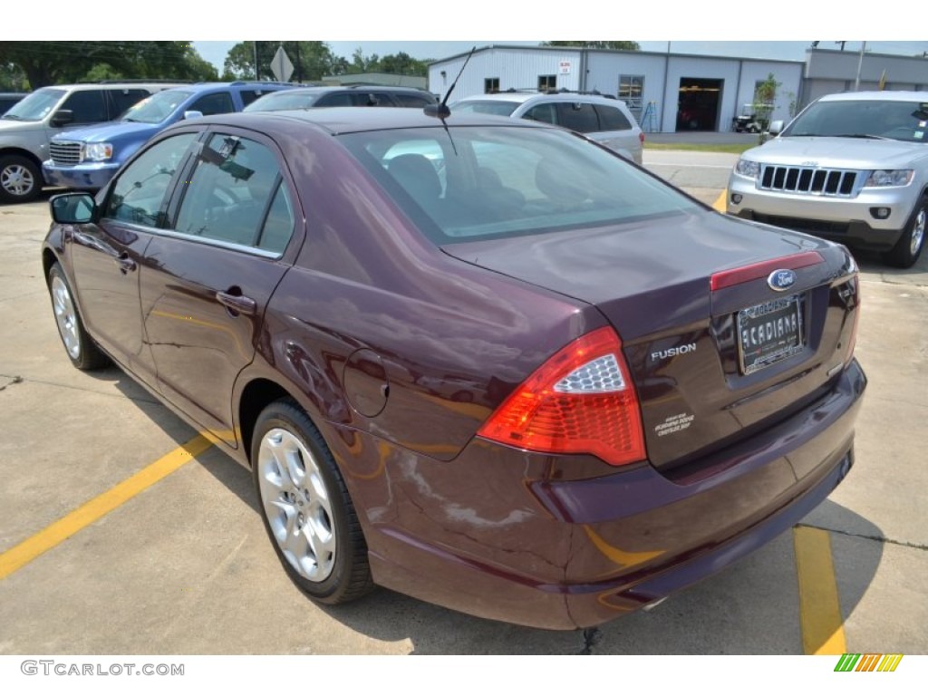 2011 Fusion SE V6 - Bordeaux Reserve Metallic / Charcoal Black photo #3