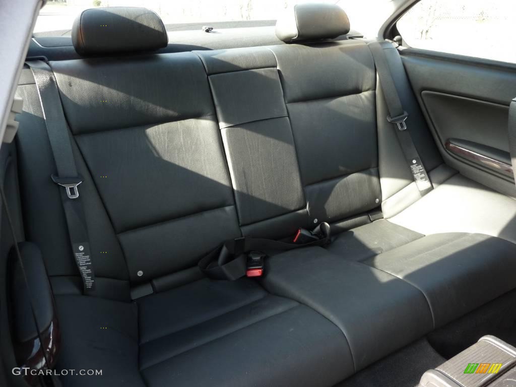 2006 3 Series 325i Coupe - Jet Black / Black photo #7
