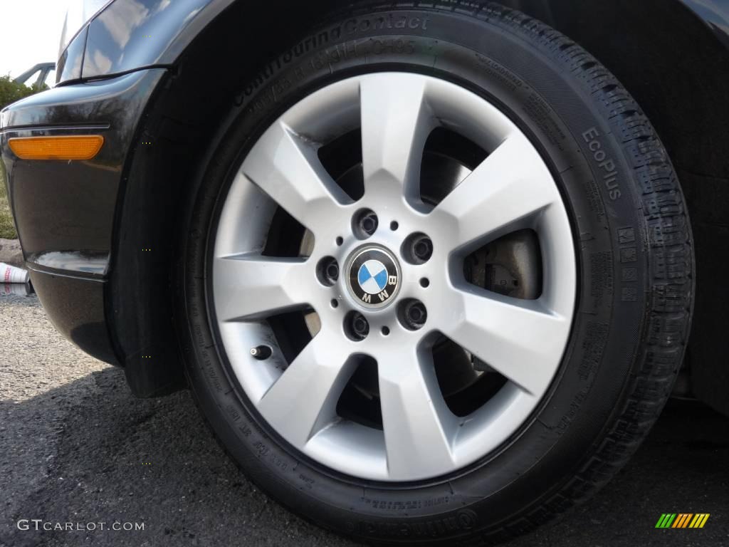 2006 3 Series 325i Coupe - Jet Black / Black photo #18
