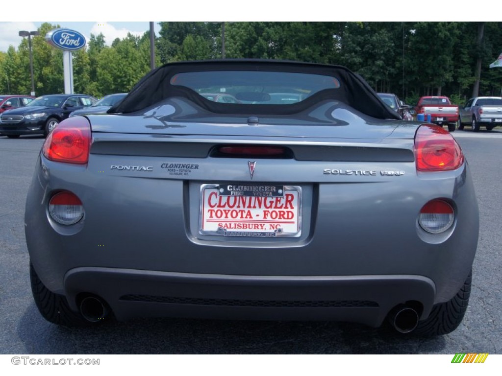 2007 Solstice GXP Roadster - Sly Gray / Ebony photo #4