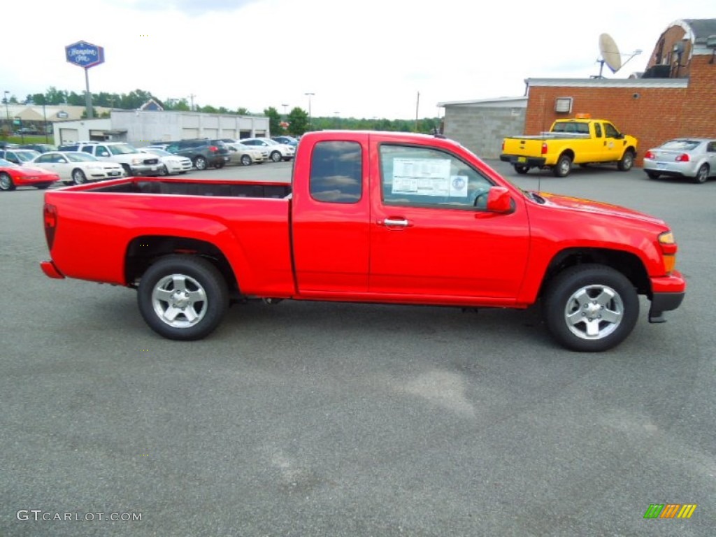 Victory Red 2012 Chevrolet Colorado LT Extended Cab Exterior Photo #69138785