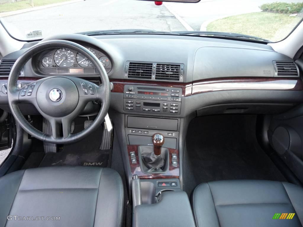 2006 3 Series 325i Coupe - Jet Black / Black photo #34