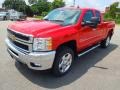 Victory Red - Silverado 2500HD LT Extended Cab 4x4 Photo No. 2
