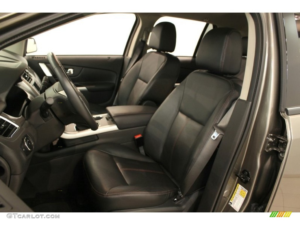 Charcoal Black Interior 2012 Ford Edge SEL EcoBoost Photo #69139489