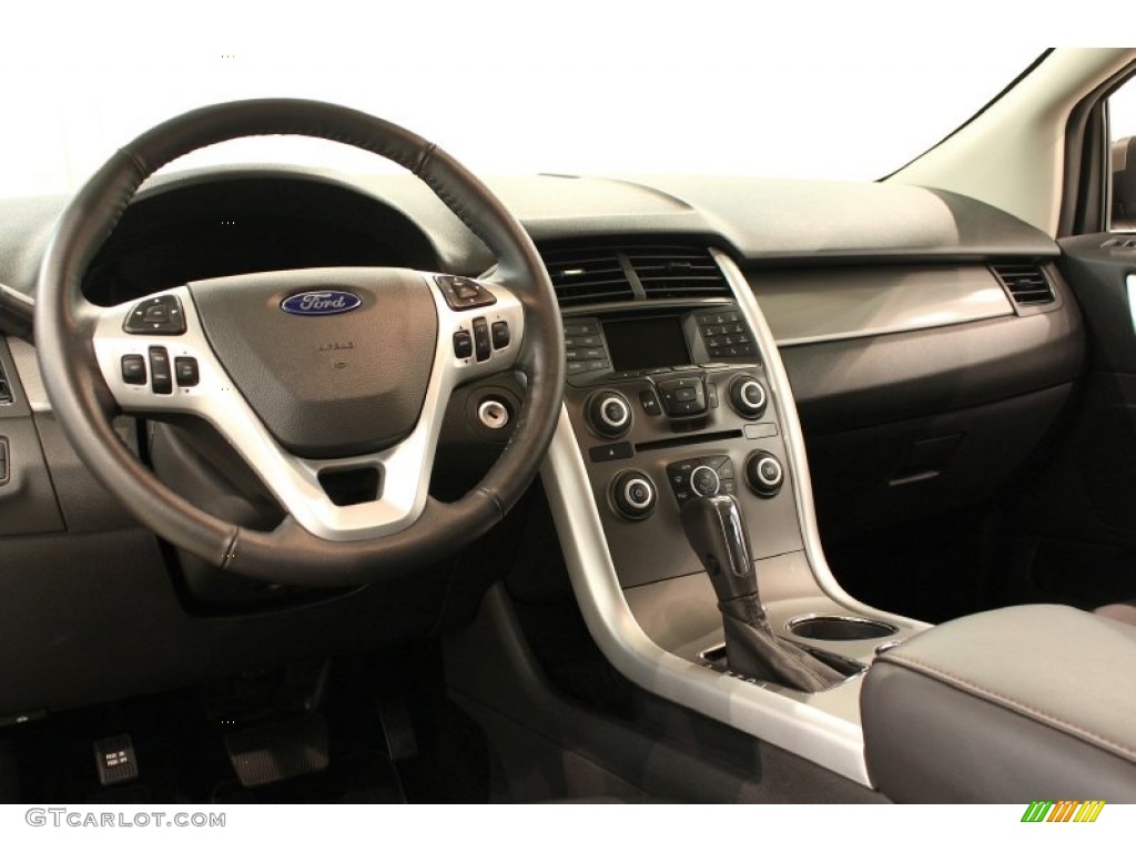 2012 Ford Edge SEL EcoBoost Charcoal Black Dashboard Photo #69139499
