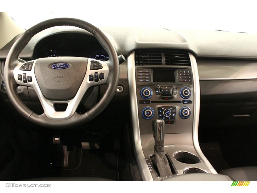2012 Ford Edge SEL EcoBoost Charcoal Black Dashboard Photo #69139722