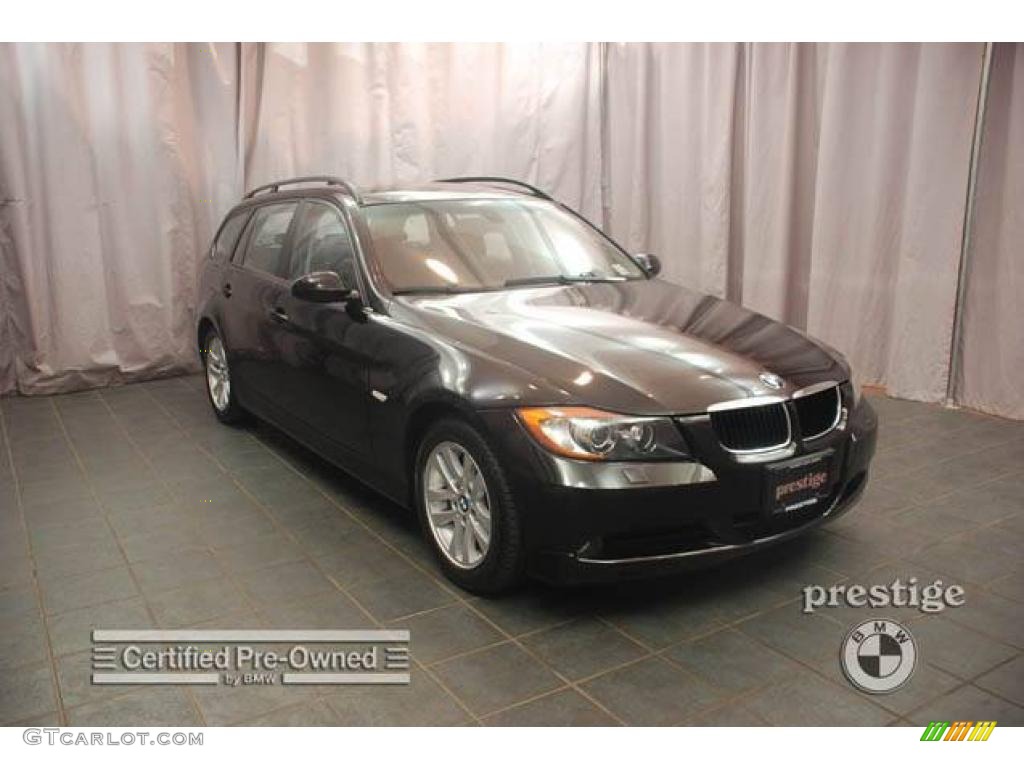 2006 3 Series 325xi Wagon - Jet Black / Black photo #7