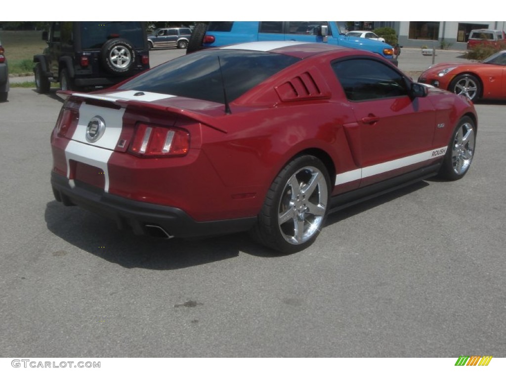 2011 Mustang Roush Stage 2 Coupe - Red Candy Metallic / Charcoal Black photo #3