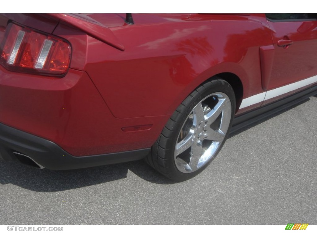 2011 Mustang Roush Stage 2 Coupe - Red Candy Metallic / Charcoal Black photo #7