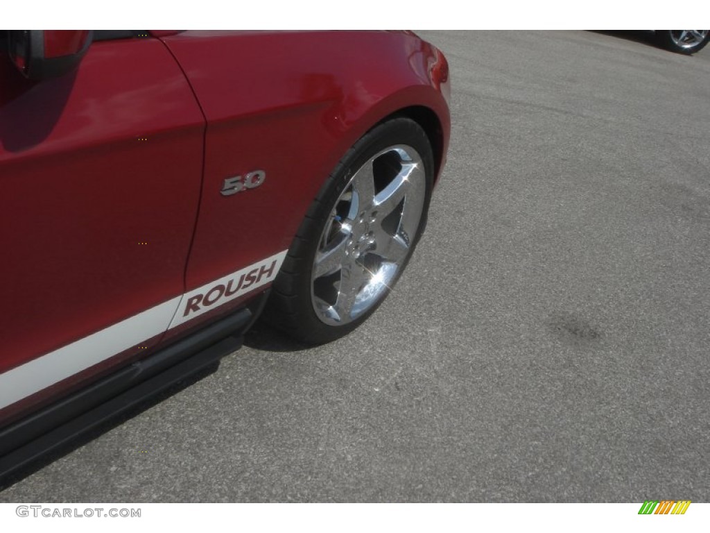 2011 Mustang Roush Stage 2 Coupe - Red Candy Metallic / Charcoal Black photo #12