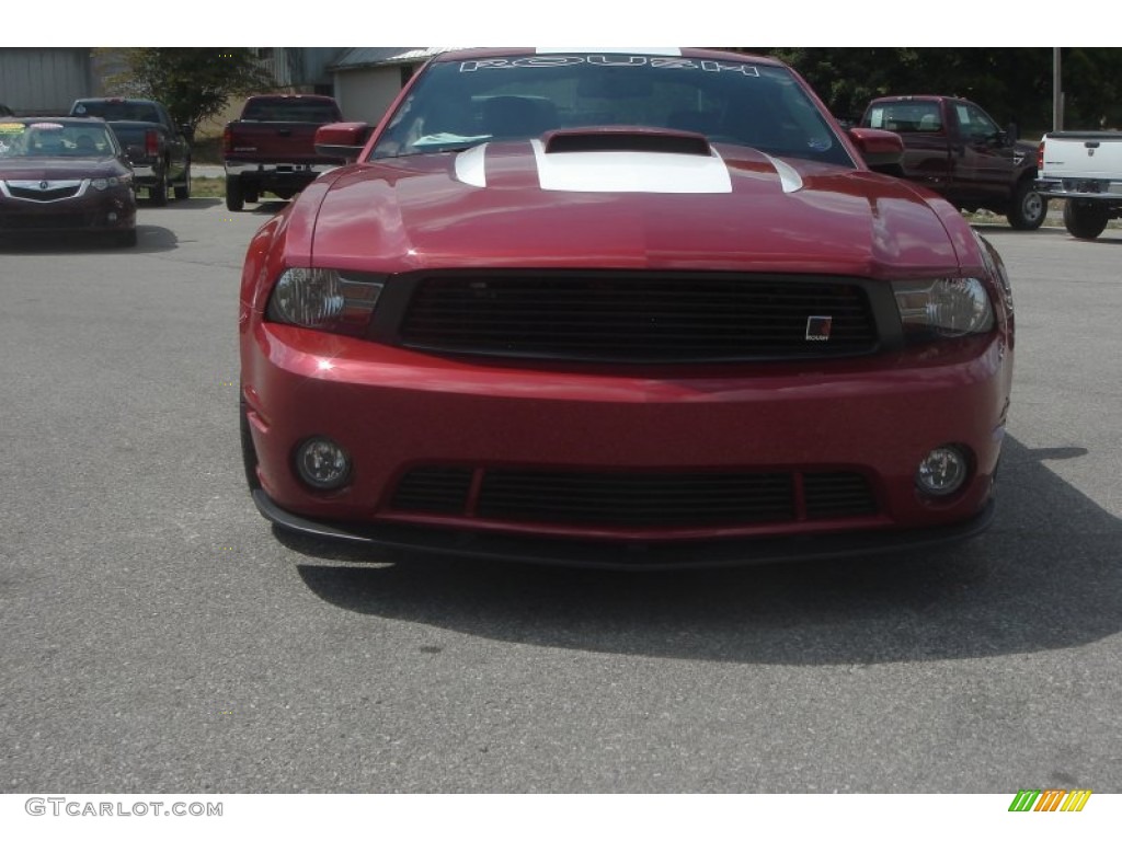 2011 Mustang Roush Stage 2 Coupe - Red Candy Metallic / Charcoal Black photo #16