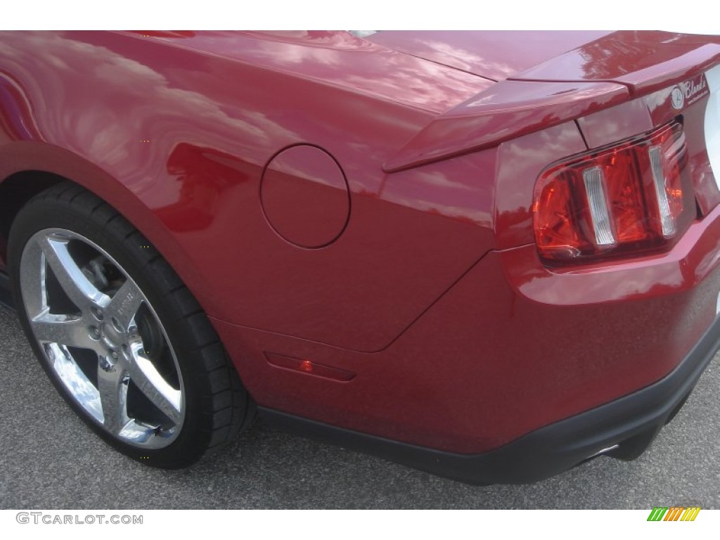 2011 Mustang Roush Stage 2 Coupe - Red Candy Metallic / Charcoal Black photo #38