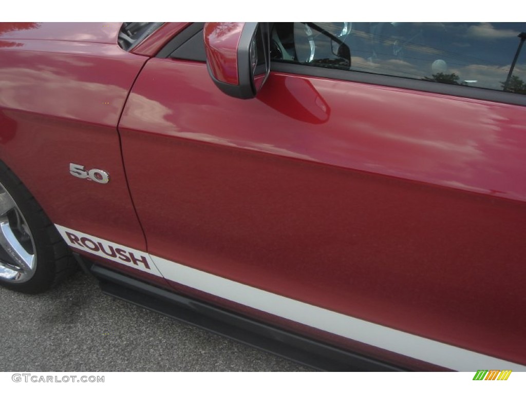 2011 Mustang Roush Stage 2 Coupe - Red Candy Metallic / Charcoal Black photo #42