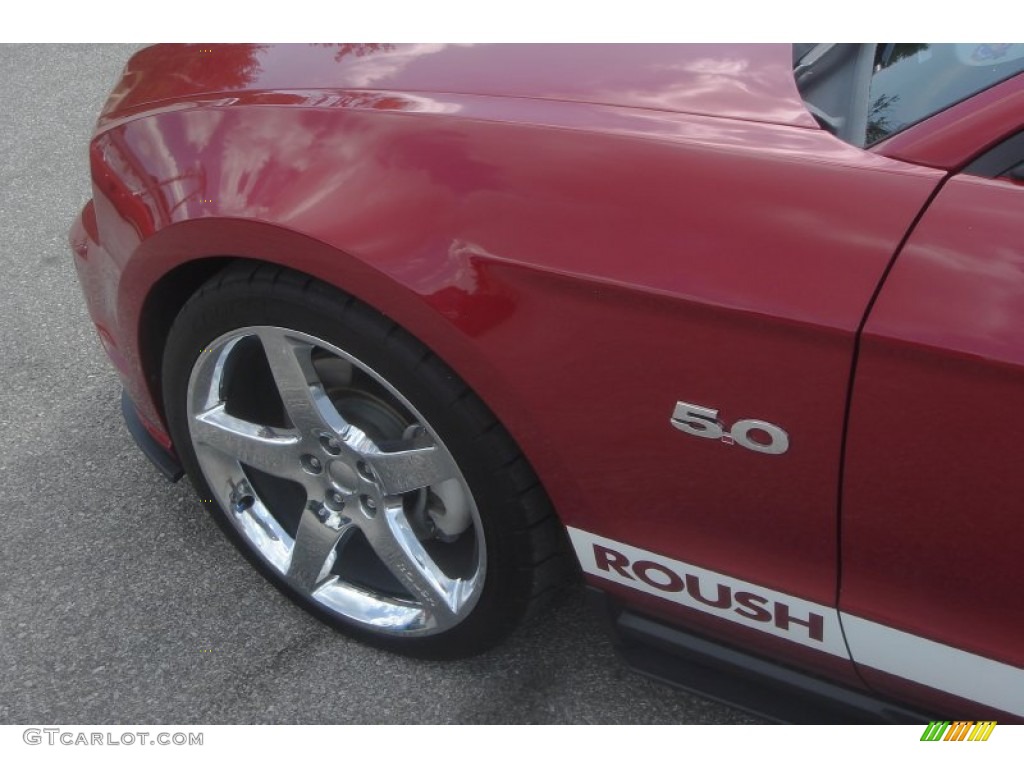 2011 Mustang Roush Stage 2 Coupe - Red Candy Metallic / Charcoal Black photo #43