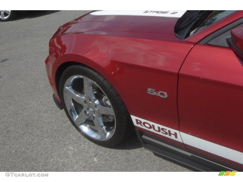 2011 Mustang Roush Stage 2 Coupe - Red Candy Metallic / Charcoal Black photo #55