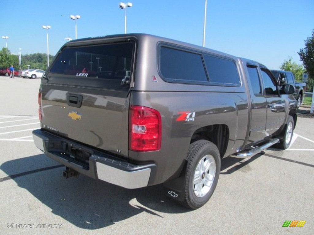 2008 Silverado 1500 LT Extended Cab 4x4 - Desert Brown Metallic / Ebony photo #10