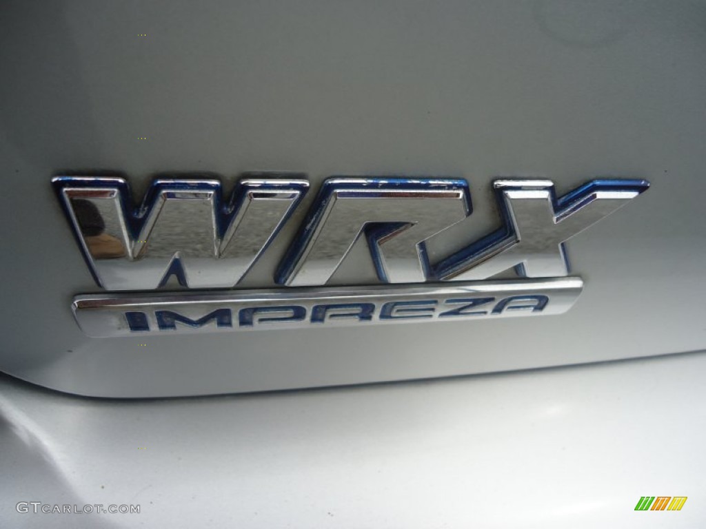 2002 Impreza WRX Sedan - Platinum Silver Metallic / Black photo #31