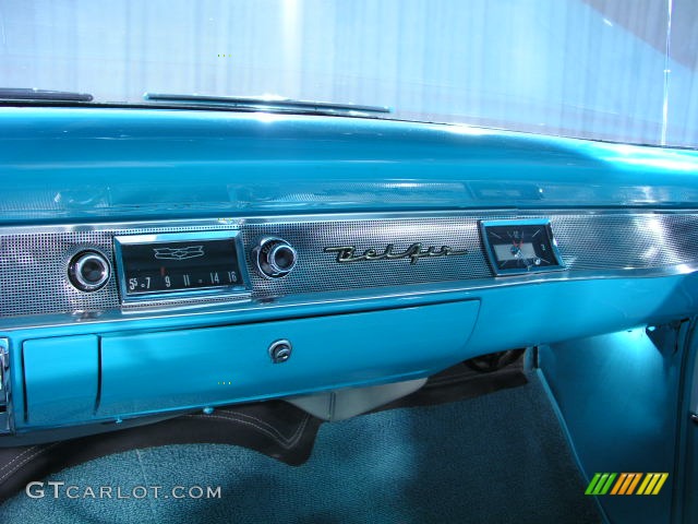 1957 Bel Air Convertible - Turquoise / Turquoise photo #8