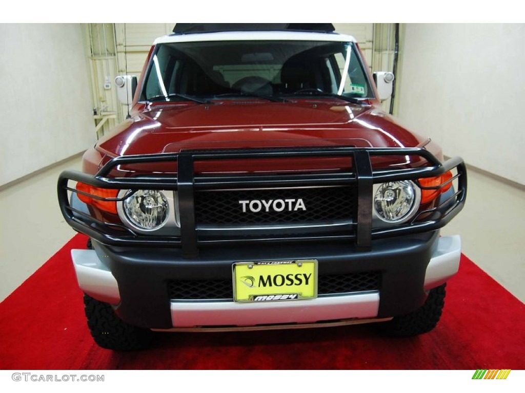 2008 FJ Cruiser 4WD - Brick Red / Dark Charcoal photo #2