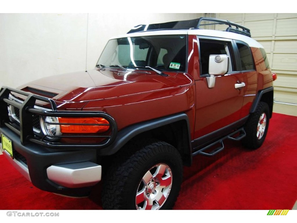 2008 FJ Cruiser 4WD - Brick Red / Dark Charcoal photo #3
