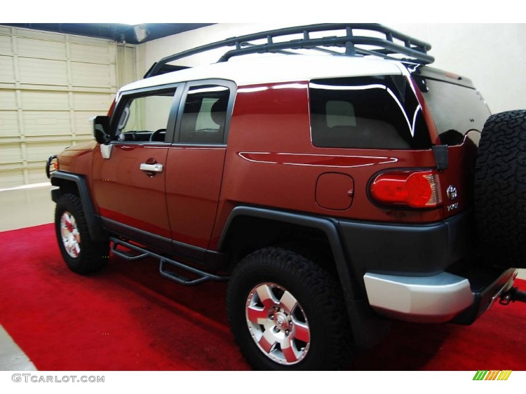 2008 FJ Cruiser 4WD - Brick Red / Dark Charcoal photo #4