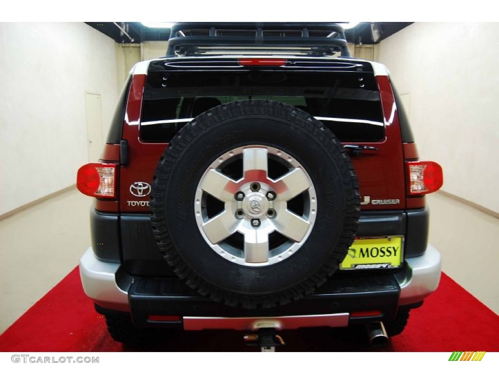 2008 FJ Cruiser 4WD - Brick Red / Dark Charcoal photo #5