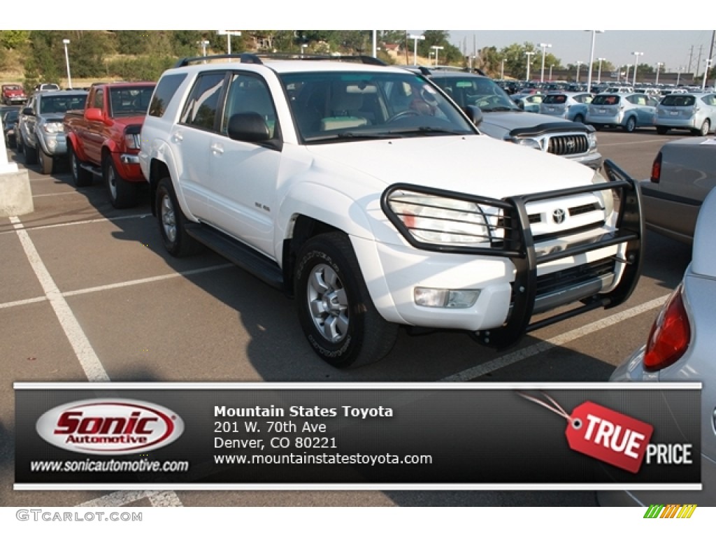 Natural White Toyota 4Runner