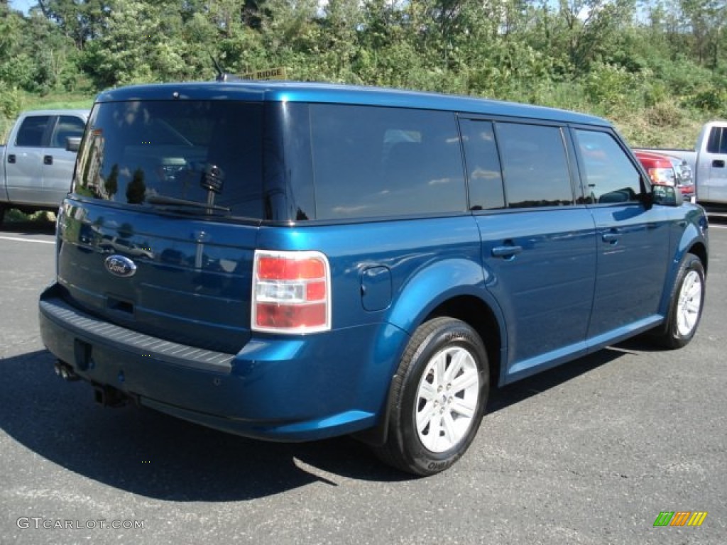 Mediterranean Blue Metallic 2011 Ford Flex SE Exterior Photo #69145907