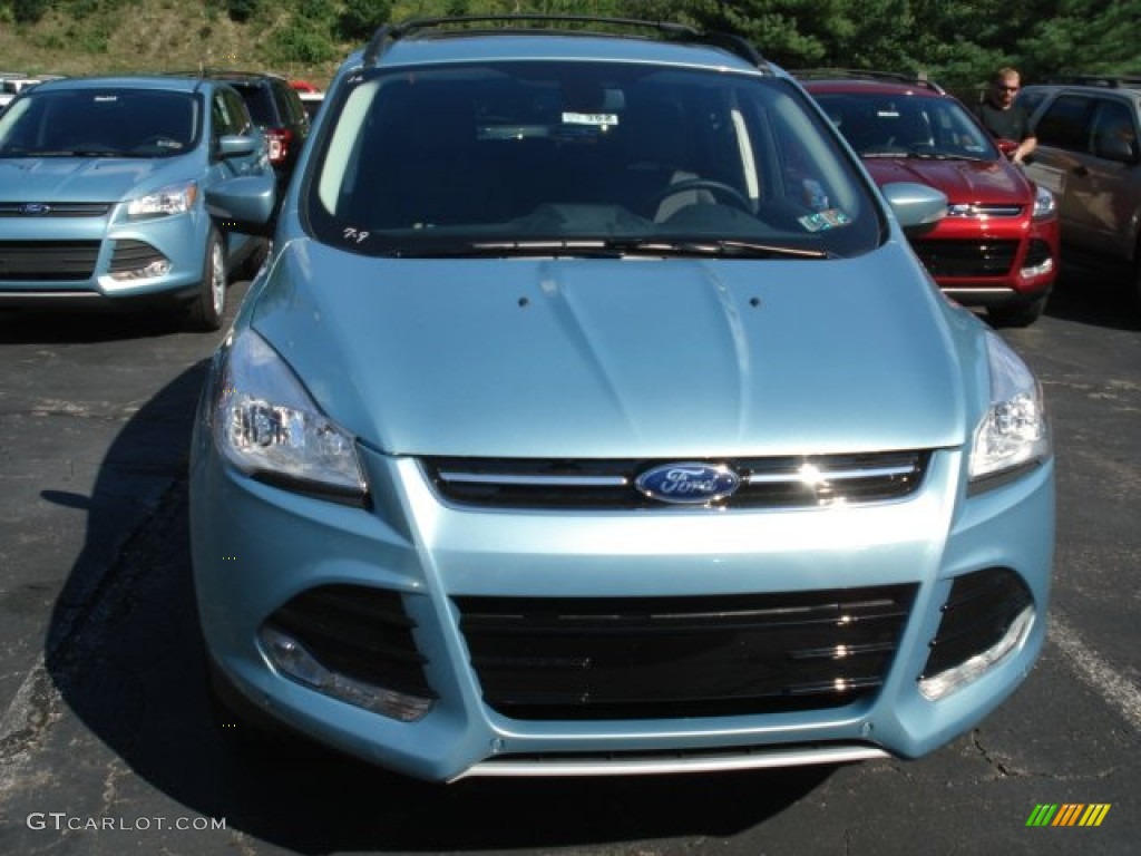 Frosted Glass Metallic 2013 Ford Escape SEL 1.6L EcoBoost 4WD Exterior Photo #69146248