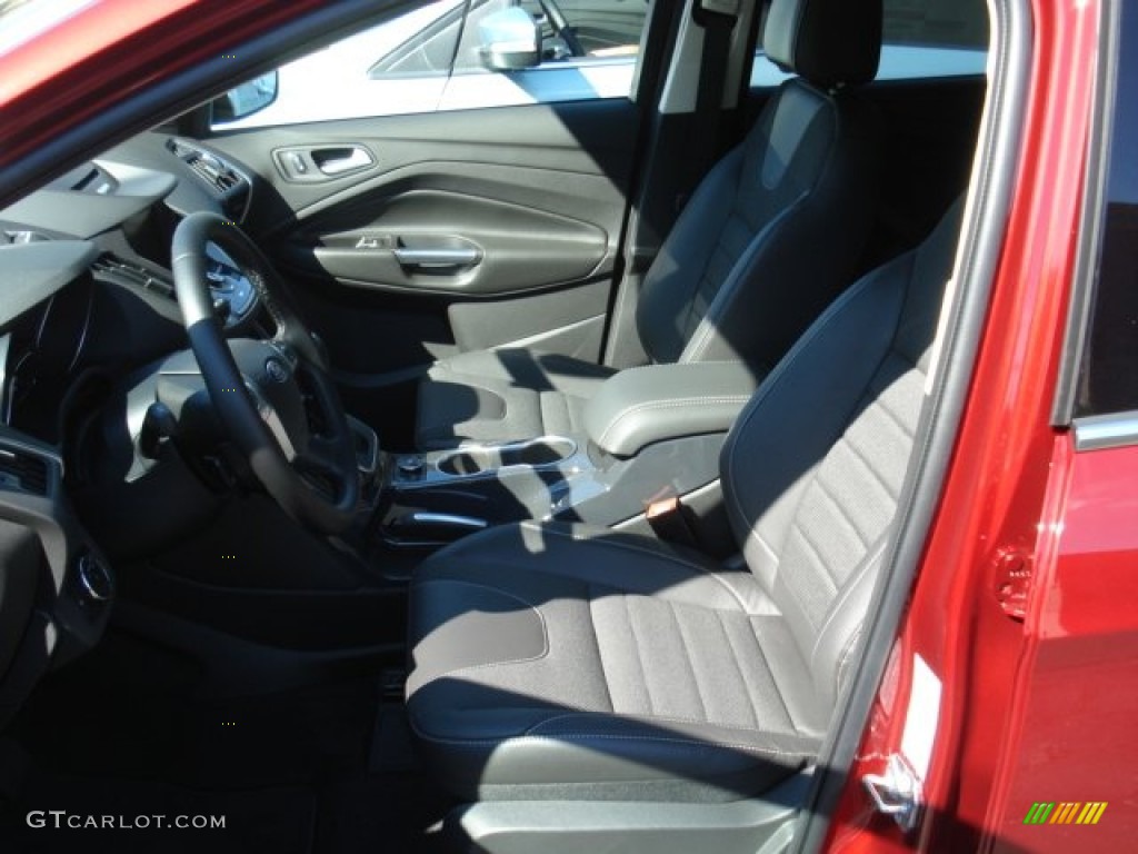 Charcoal Black Interior 2013 Ford Escape Titanium 2.0L EcoBoost 4WD Photo #69146438