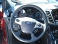 Charcoal Black 2013 Ford Escape Titanium 2.0L EcoBoost 4WD Steering Wheel